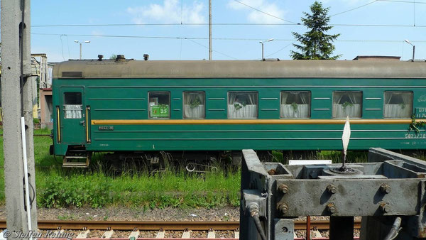 Der gute alte "MECT 36", CFM Shlafwagen Chisinau (Kishinev) - Zmierinka - Przemysl - Warszawa in Przemysl (Mai 2010)