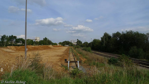Verladegleis in Kayna (September 2010)