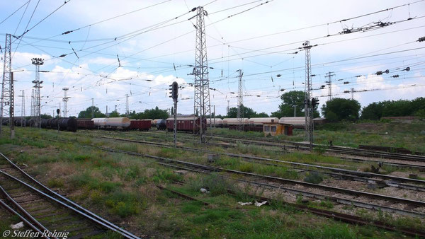 ..... der Rangierbahnhof von Russe ....