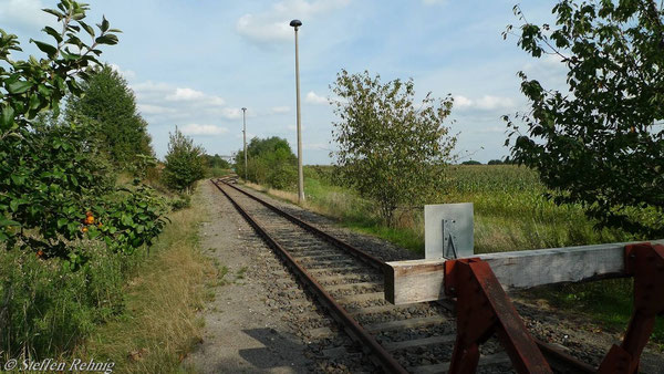 Streckenende in Kayna (September 2010)