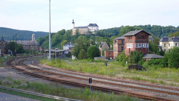 Der Traurige Rest vom Bahnhof Greiz (Juli 2007)