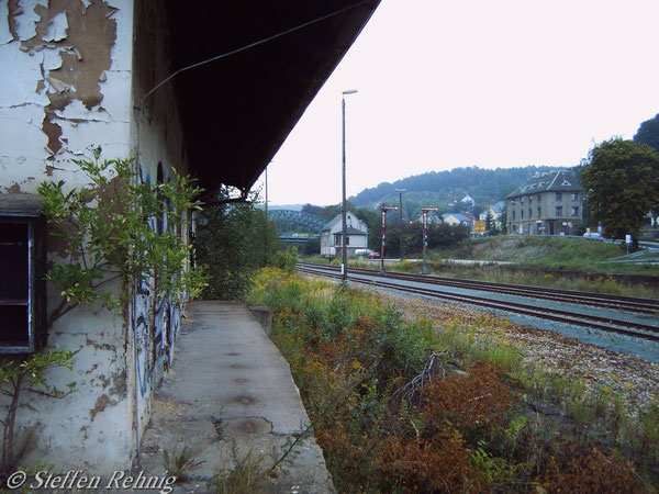 An der Lokübergabestelle "Einfahrt" (September 2005)