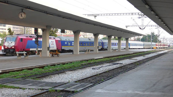 Rangierfahrt in die Abstellanlage in Thessaloniki 