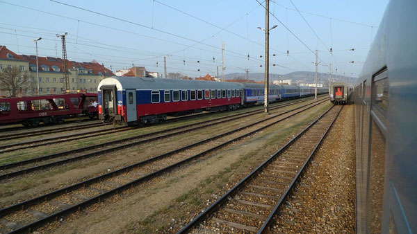 RZD Schlafwagen im D 406 "CHOPIN" Wien - Moskau (Wien März 2011)