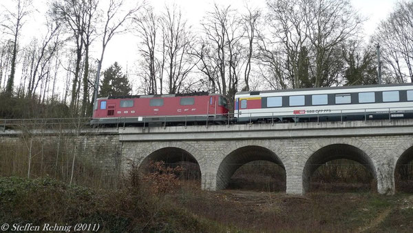 EC Stuttgart-Zürich in Neuhausen (März 2011)