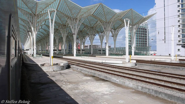 Einfahrt in Lisboa Oriente