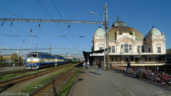 ...diese fördern den VSOE bis zum Deutschen Grenzbahnhof Furth im Wald