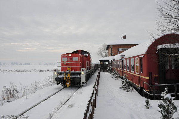 Bahnhof Steppach (28. Dezember 2010)