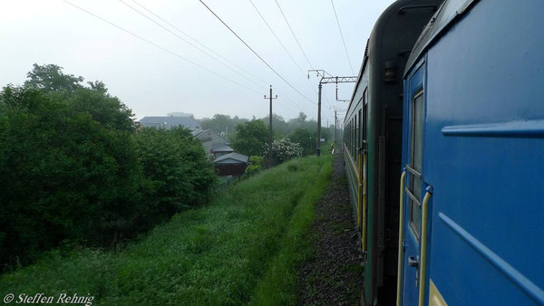 CFM Shlafwagen Chisinau (Kishinev) - Zmierinka - Przemysl - Warszawa am S 52 Kiew - Krakow (Mai 2010)