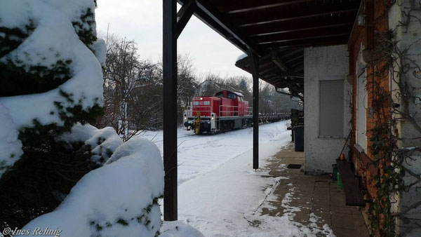 Bahnhof Frensdorf (28. Dezember 2010)