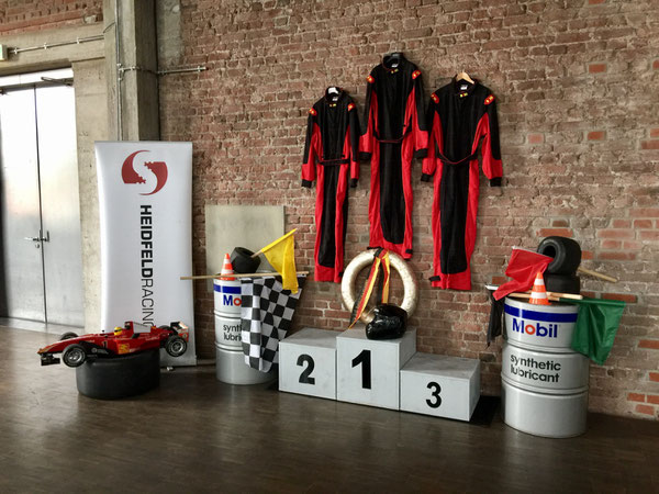 Motorsport Dekoration mieten