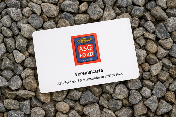 Boote des ASG Ford e. V. am Anleger