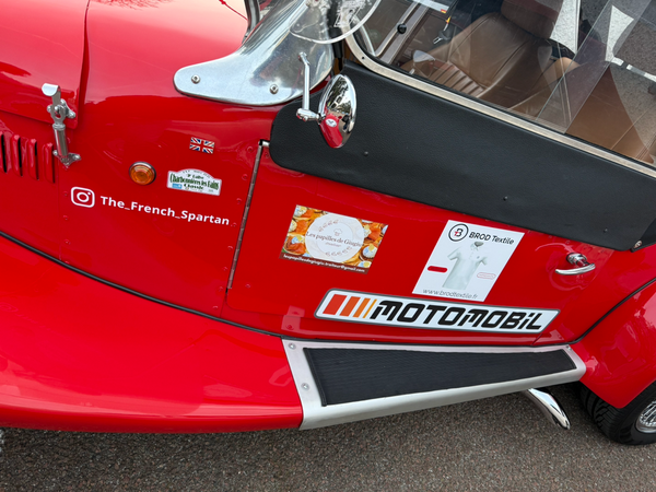 MOTOMOBIL, Les papilles de Giugiu et BROD Textile, Sponsors de The French Spartan
