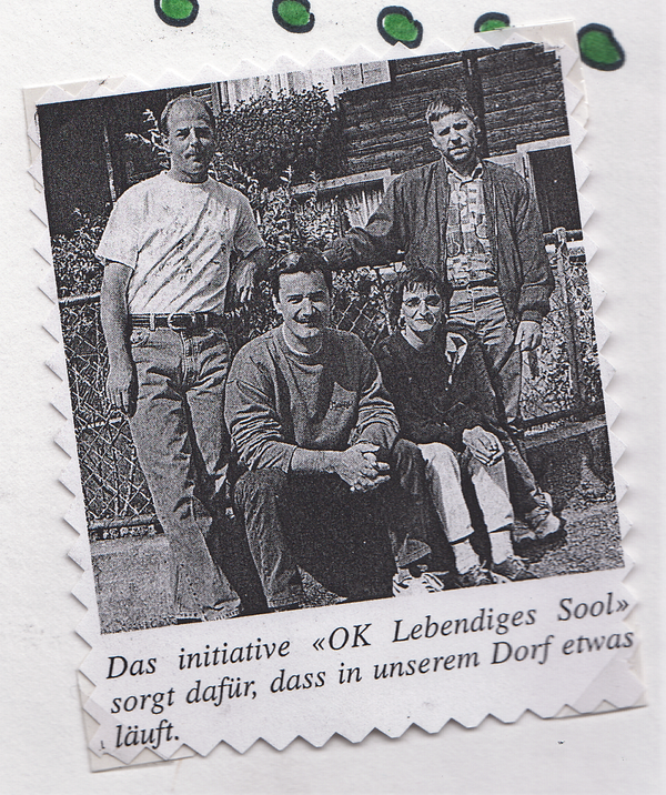 Von li. Walter Wieland, Stefan Mittner, Brigitta Kessler, Dieter Anliker