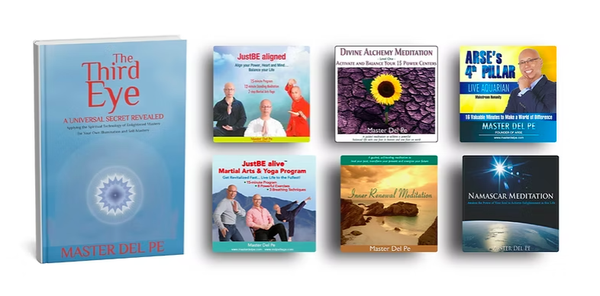 Third Eye Kit with Third Eye book, plus 6 meditation for your Third Eye weekly practice after the third Eye Initiation retreat with Master Del Pe