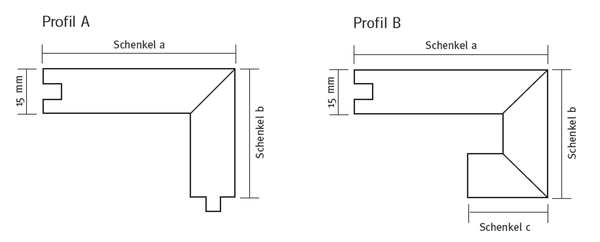 Black Forest Parkett Formate Treppenkanten Profil A oder B