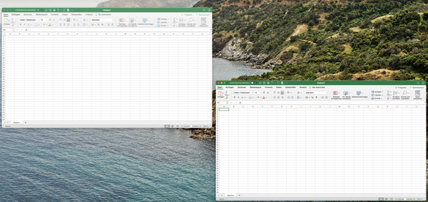 Mac Excel zwischen Dateien wechseln