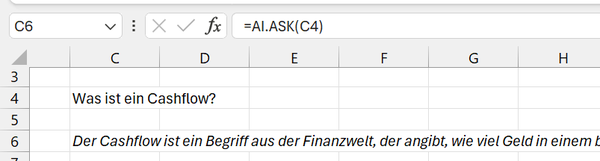 Excel ChatGPT einbinden