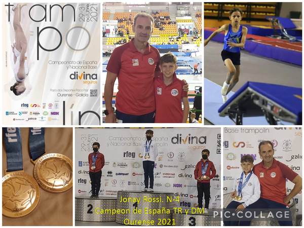 JONAY ROSSI. CAMPEON DE ESPAÑA EN DMT Y TRA. OURENSE 2021