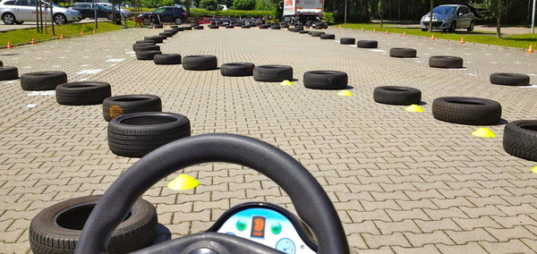 Mobile Kettcar Rennstrecke mieten
