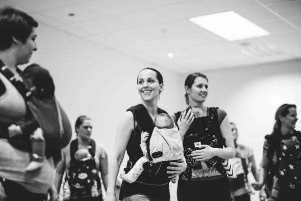 Foto Kagatrainerin Claudia mit ihren Zwillingen