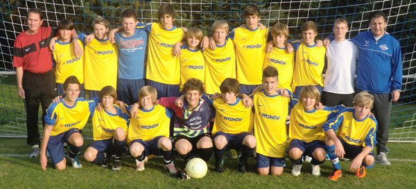 Das C- Jugend Team der SG Oberschefflenz/Schefflenz --- Zum Vergrößern auf das Bild klicken