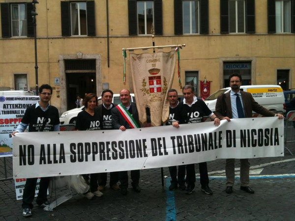 Manifestazione ANCI-OUA - Roma, Piazza Montecitorio