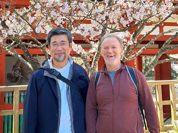 チリ人のヨーガの先生と高野山にて 2026年4月20日