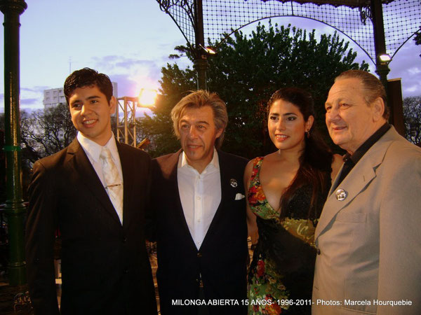 Sebastián Ariel Jiménez, Marcelo Salas, María Inés Bogado y Jorge Manganelli