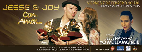 JESSE & JOY EN QUITO 2014