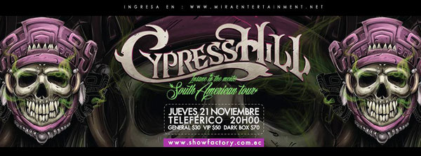 CYPRESS HILL llega a Ecuador