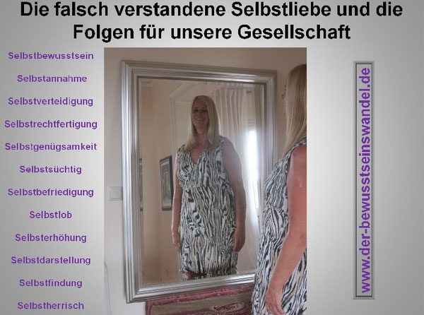 Spieglein, Spieglein an der Wand ich bin die schönste, tollste, selbstverliebteste, selbstbewussteste Frau in diesem Land