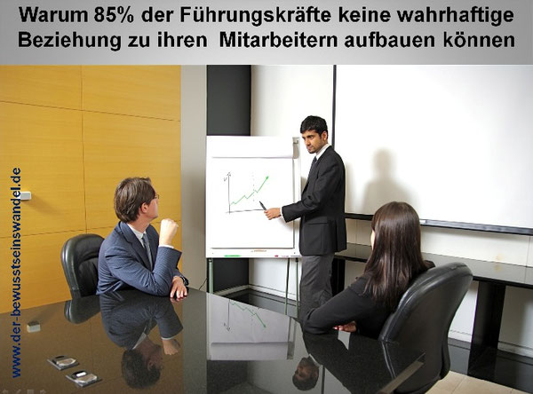 Ein großer Teil der Führungskräfte fehlt eine wahrhaftige Beziehung zu ihren anvertrauten Mitarbeitern