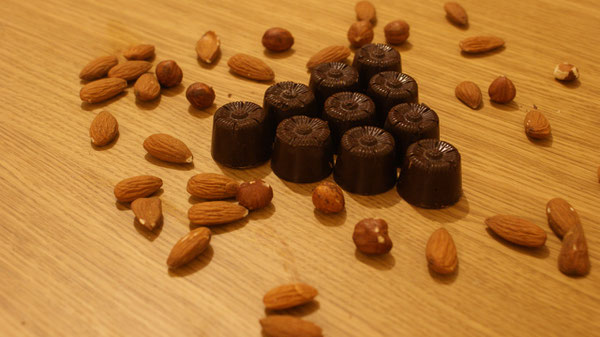 Chocolat Praliné (ici, au chocolat noir)