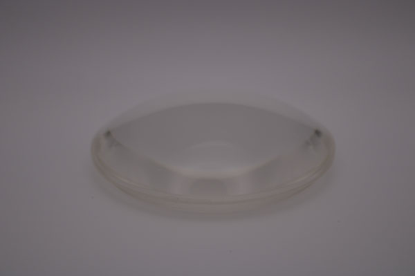 Transparante lens voor display-element