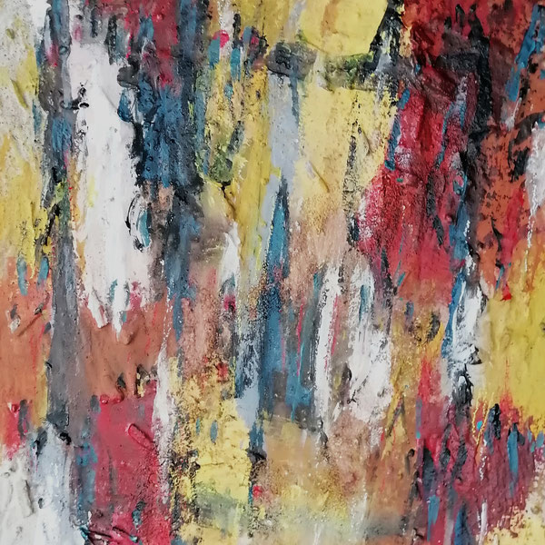 Michael F. Wyss, Kraftvoll, Acryl, 40x50cm, 2021