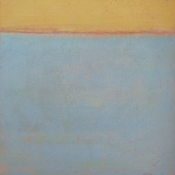 Michael F. Wyss, Landschaft, Acryl, 50x50cm, 2021