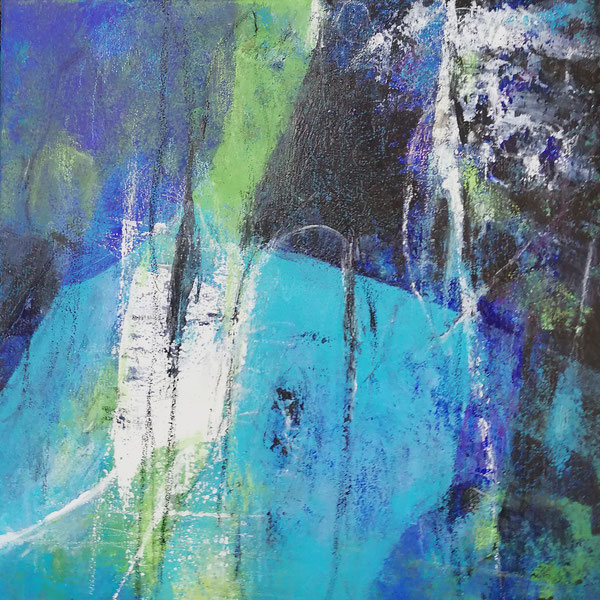 Michael F. Wyss, Frischen Mutes, Acryl, 50x50cm, 2021