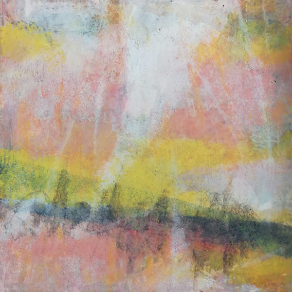 Michael F. Wyss, Und es geschah, Acry, 60x60 cm, 2019