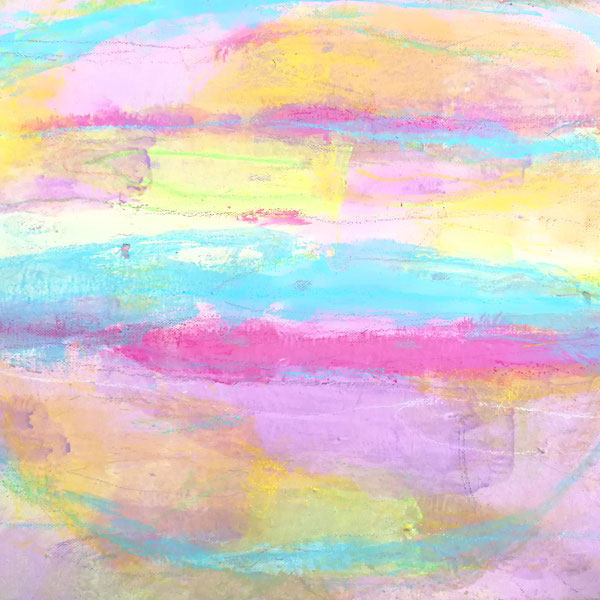 Michael F. Wyss, Gelungen, Acryl 50x50cm, 2018