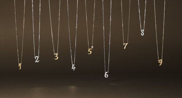 womb☆jewelry　ゴールド　数秘術ネックレス