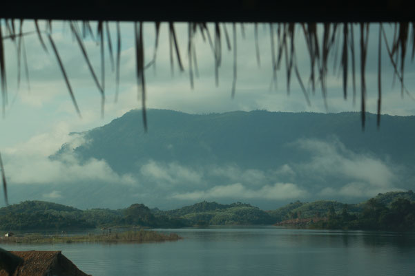 Blick auf den Nam Ngum See