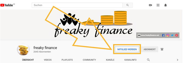 freaky finance, YouTube-Kanal, Kanalmitgliedschaft, Vorteile