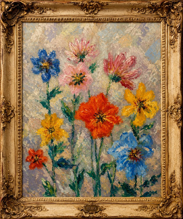 Blumenbild impressionistisch von E, leicht bearbeitet mit Google Fotos.
