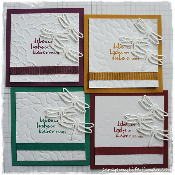 stampin up - Prägeform Blättermeer - Mit Stil - Thinlits Libille