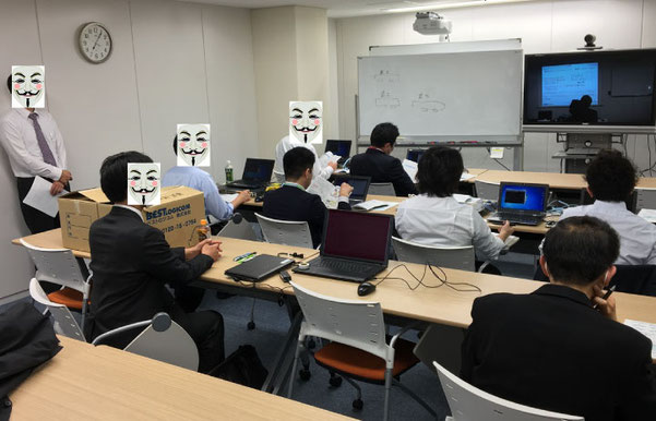 Cisco研修中の社員