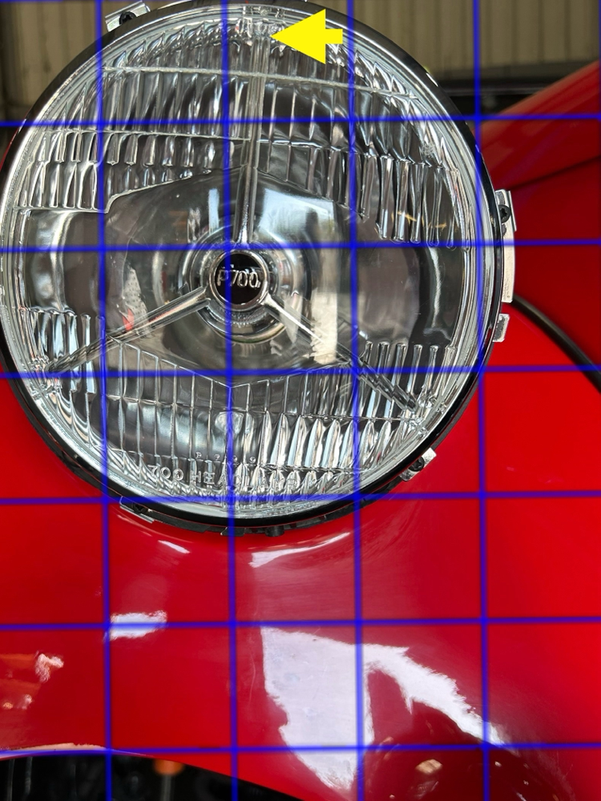 Right front headlight impossible to adjust: mounted crookedly