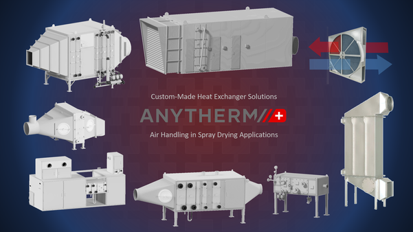 Custom-Made Heat Exchangers for Air Conditioning in Spray Drying
