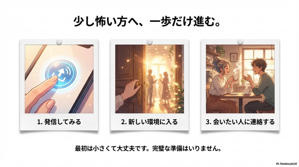 少し怖い方へ進んでみる