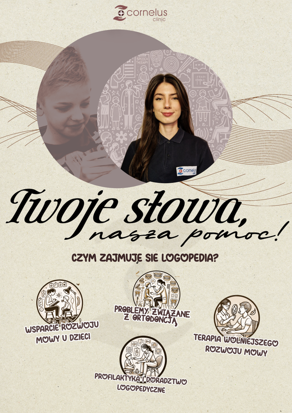 Logopeda Natalia Raczyńska prowadzi diagnostykę i terapię w Cornelus Clinic Bemowo